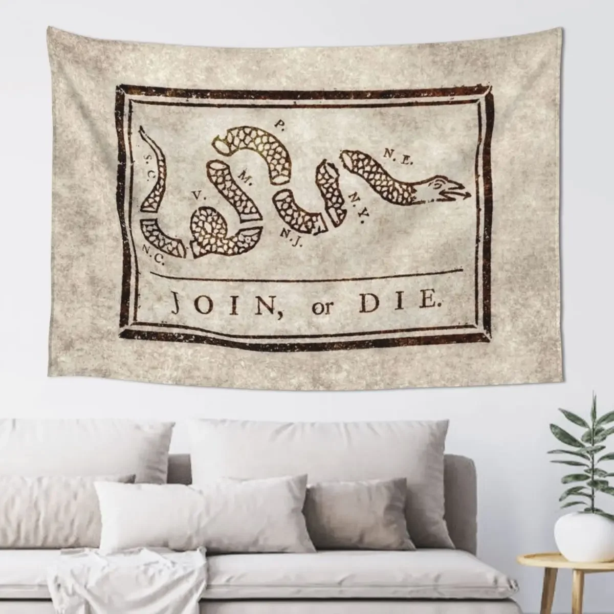 Join or die, Benjamin Franklin's historical image Tapestry Home Decorations Decor For Bedroom Room Decorations Tapestry
Join or die, Benjamin Franklin's historical image Tapestry Home Decorations Decor For Bedroom Room Decorations Tapestry