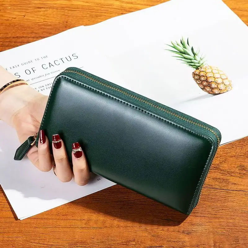 New Fashion Cow Genuine Leather Women Long Wallets Real Leather Female Luxury Brand Design Clutch Girl Lady Gift Cash Purse
New Fashion Cow Genuine Leather Women Long Wallets Real Leather Female Luxury Brand Design Clutch Girl Lady Gift Cash Purse