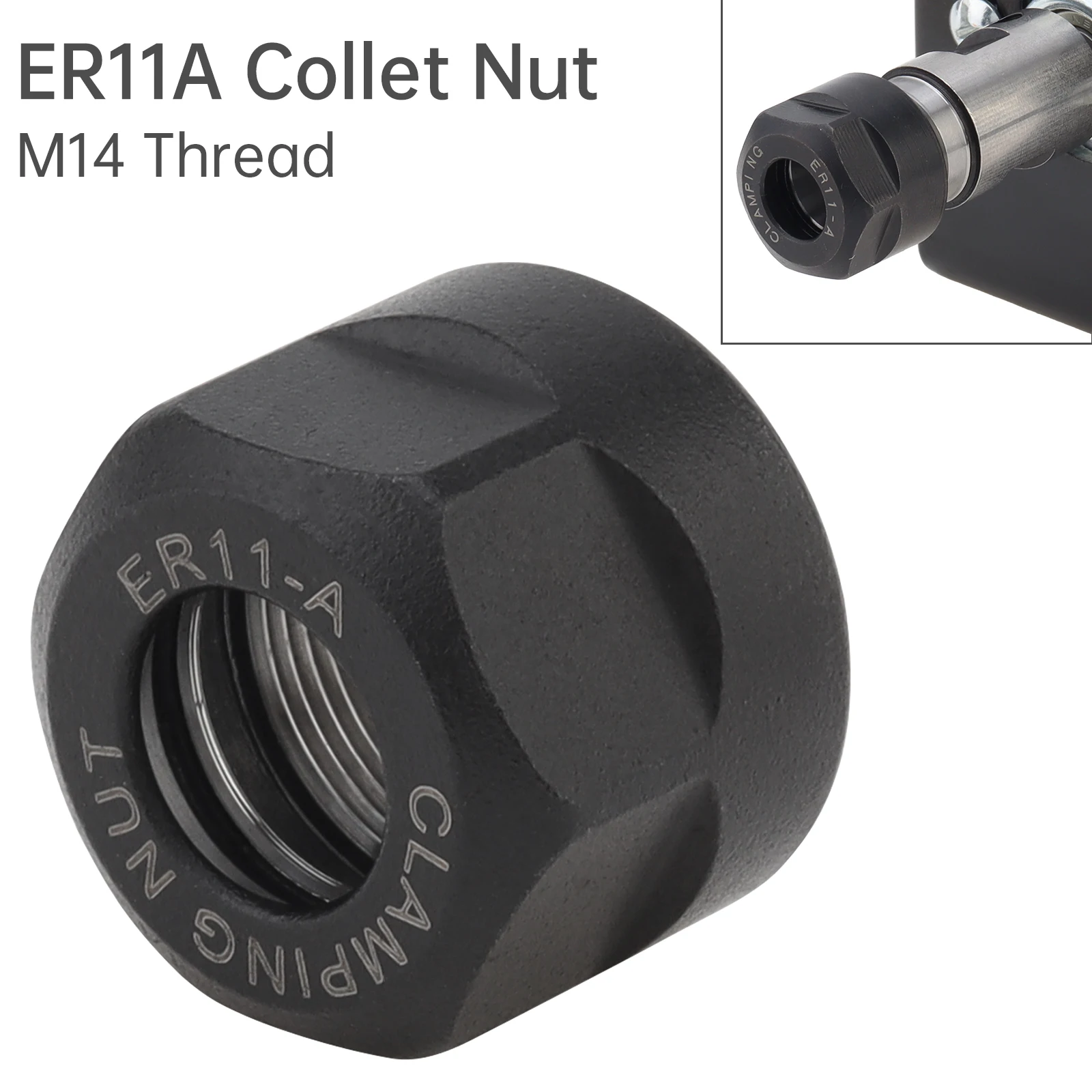 ER11 A Collet Clamping Nuts for CNC Milling Chuck Holder Lathe, ER11A Collet Nut Engraving Machine Spindle Motor
ER11 A Collet Clamping Nuts for CNC Milling Chuck Holder Lathe, ER11A Collet Nut Engraving Machine Spindle Motor