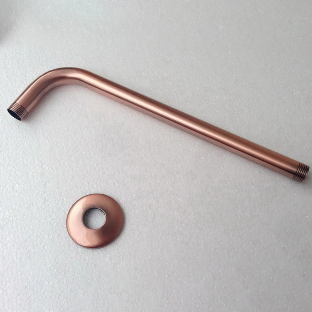 Antique Copper Brass Shower Head Extension Pipe - 12" Long wall cover - Shower Arm Bathroom Accessory (Standard 1/2") Lsh100
Antique Copper Brass Shower Head Extension Pipe - 12" Long wall cover - Shower Arm Bathroom Accessory (Standard 1/2") Lsh100
