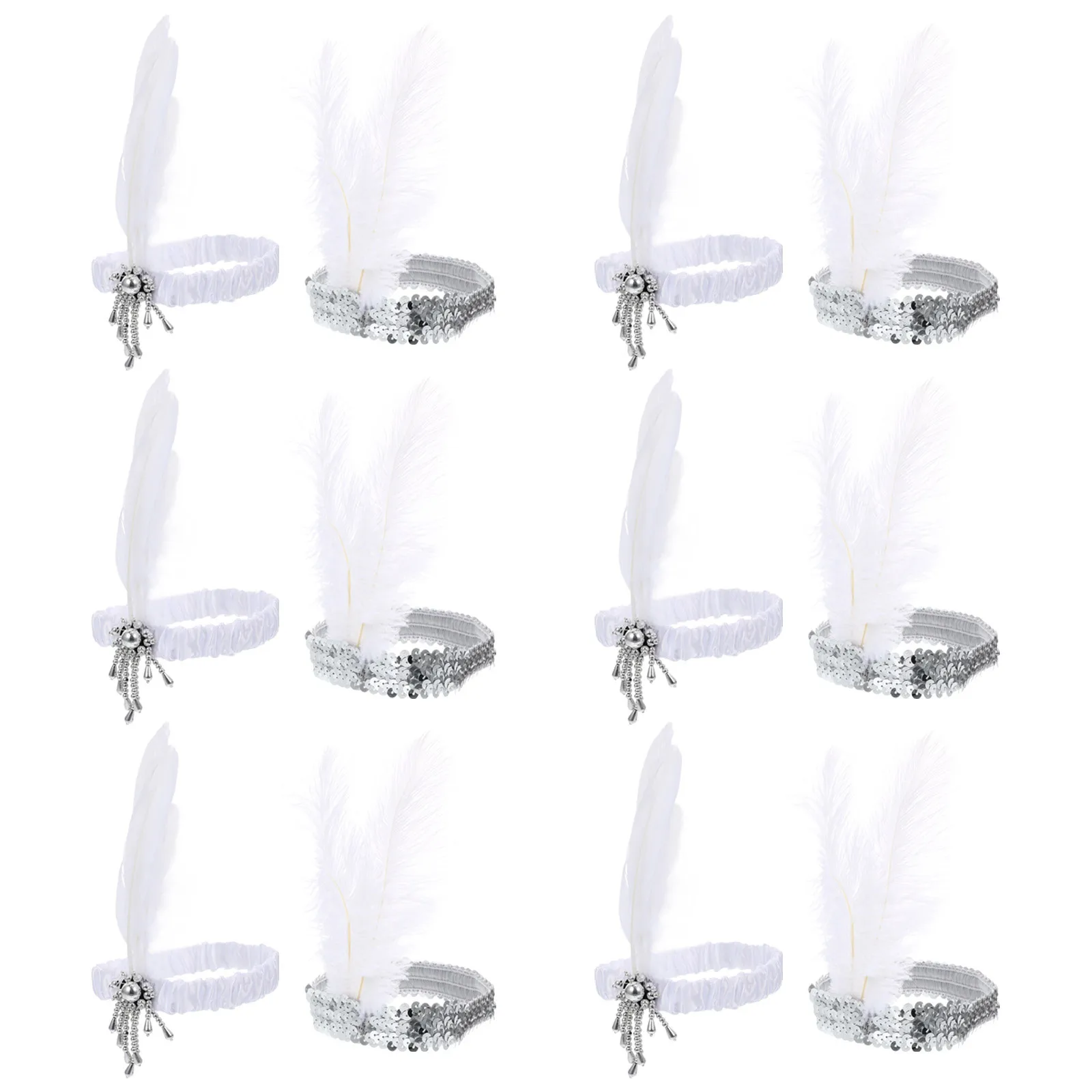 12pcs Sequin Hair Hoops Headbands For Party Dance Performance Plume Headpieces Adults Carnival Banquet
12pcs Sequin Hair Hoops Headbands For Party Dance Performance Plume Headpieces Adults Carnival Banquet