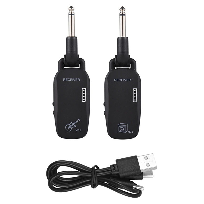 2.4G Wireless Guitar Bass Transmitter Receiver System Rechargeable Portable Audio TX And RX For Electric Guitar Bass Easy To Use
2.4G Wireless Guitar Bass Transmitter Receiver System Rechargeable Portable Audio TX And RX For Electric Guitar Bass Easy To Use