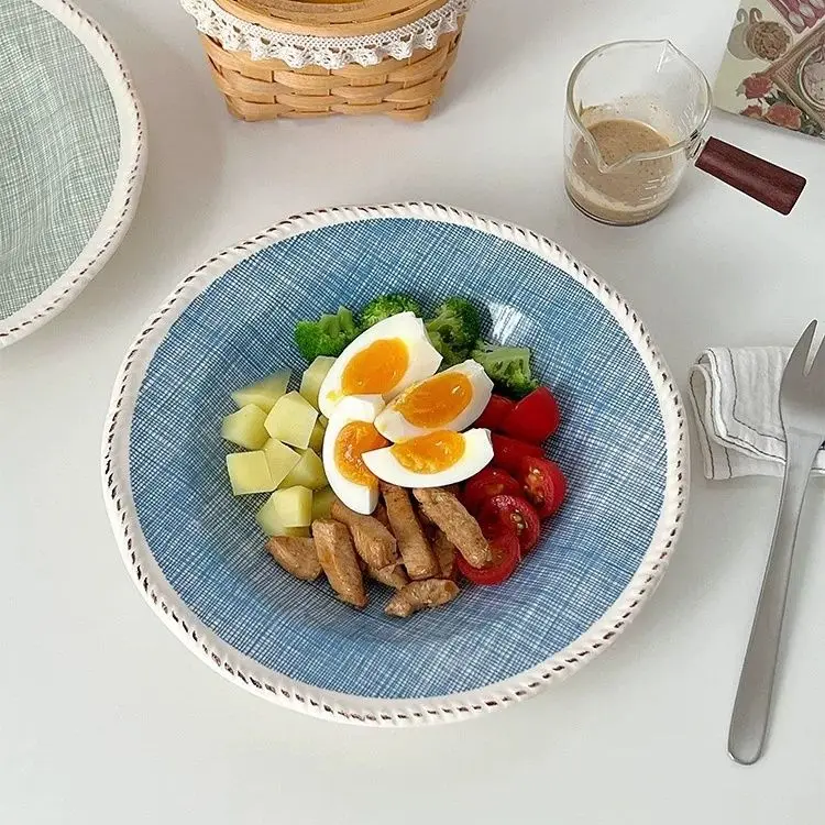 Retro Lace Deep Relief Soup Plate Japanese Ceramic Dessert Fruit Platter Cafe Pasta Steak Afternoon Tea Cake Dishes Tableware
Retro Lace Deep Relief Soup Plate Japanese Ceramic Dessert Fruit Platter Cafe Pasta Steak Afternoon Tea Cake Dishes Tableware