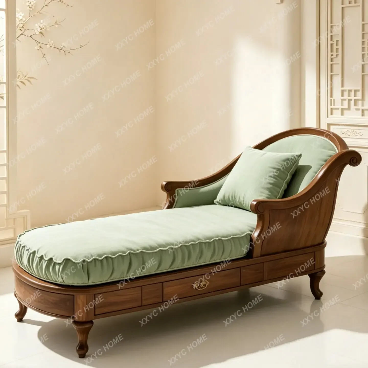 Solid wood chaise longue recliner new Chinese chaise longue balcony beauty couchTJ
Solid wood chaise longue recliner new Chinese chaise longue balcony beauty couchTJ