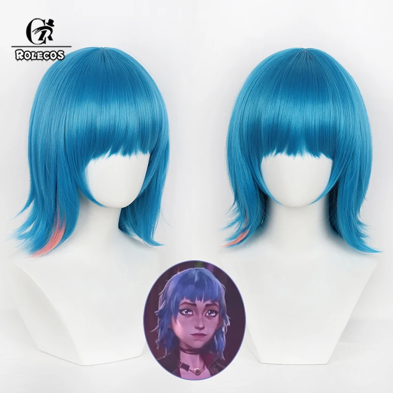 ROLECOS Game LOL Arcane Season 2 Jinx Powder Cosplay Wigs Arcane Jinx 35cm Blue Mixed Pink Wig Heat Resistant Synthetic Hair
ROLECOS Game LOL Arcane Season 2 Jinx Powder Cosplay Wigs Arcane Jinx 35cm Blue Mixed Pink Wig Heat Resistant Synthetic Hair