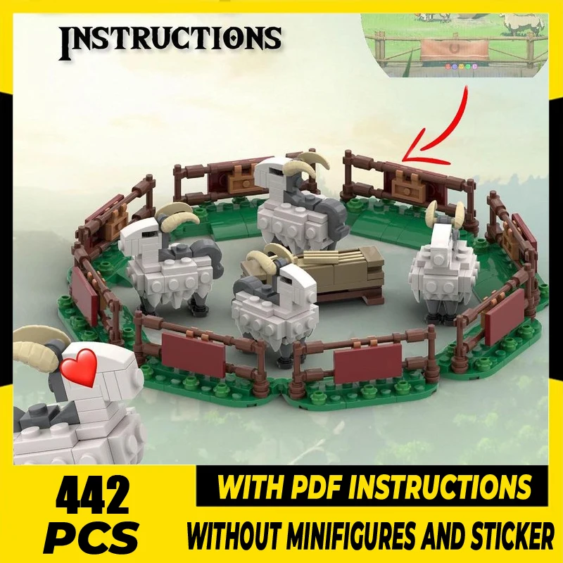 Medieval Castle Model Moc Building Blocks Stable Goat Pen Bricks Model DIY Assembly Construction Toy Holiday Birthday Gifts
Medieval Castle Model Moc Building Blocks Stable Goat Pen Bricks Model DIY Assembly Construction Toy Holiday Birthday Gifts