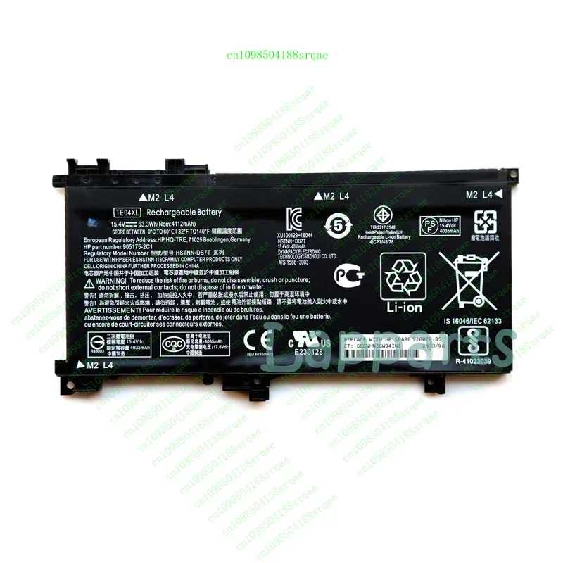 New Original TE04XL OEM Battery for HP Omen 15-AX200NA 905277 -855 HSTNN-DB7T%100 test 
New Original TE04XL OEM Battery for HP Omen 15-AX200NA 905277 -855 HSTNN-DB7T%100 test