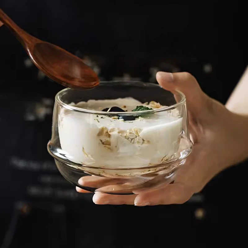Double Wall Soup Bowl Heat Resistant Glass Dessert Bowl Breakfast Yogurt Oatmeal Salad Bowl Tableware Saturn Shape 350/550ml
Double Wall Soup Bowl Heat Resistant Glass Dessert Bowl Breakfast Yogurt Oatmeal Salad Bowl Tableware Saturn Shape 350/550ml