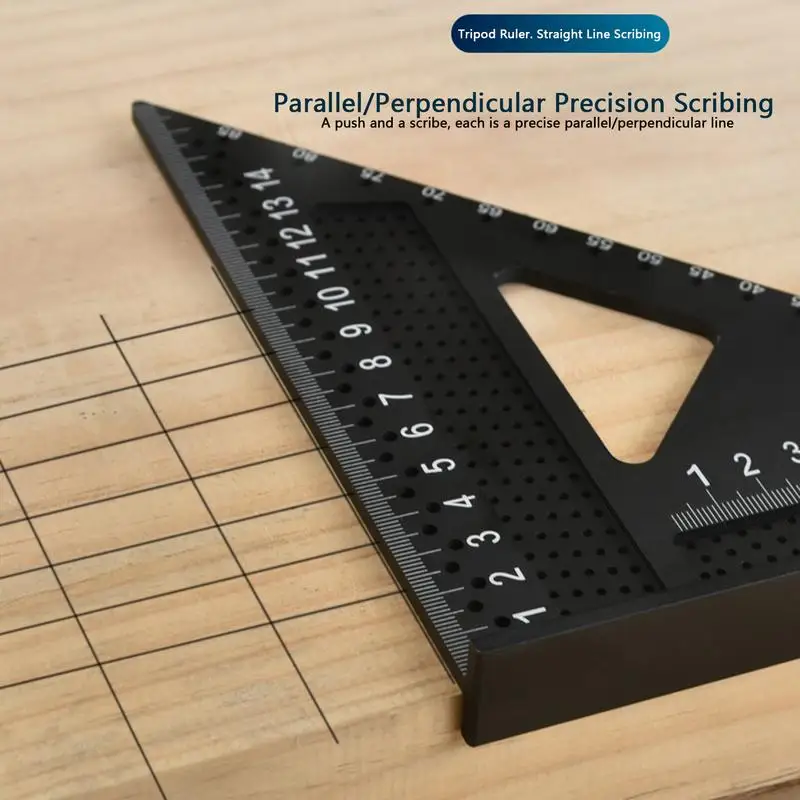 Framing Square Alloy Metal Carpenter Tools Multipurpose Double Scale Measuring Tool Precision Speed Square For Woodworking
Framing Square Alloy Metal Carpenter Tools Multipurpose Double Scale Measuring Tool Precision Speed Square For Woodworking