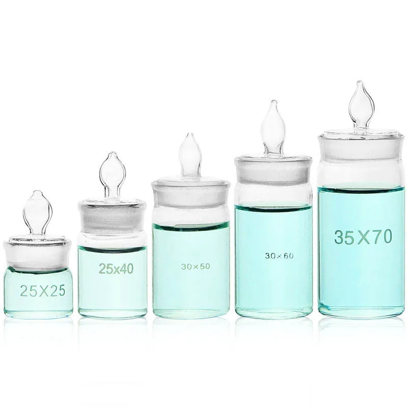 Flat weighing bottle 40*25 50*30 60*30 70*35 70*40 sealed tall weighing bottle weighing bottle
Flat weighing bottle 40*25 50*30 60*30 70*35 70*40 sealed tall weighing bottle weighing bottle
