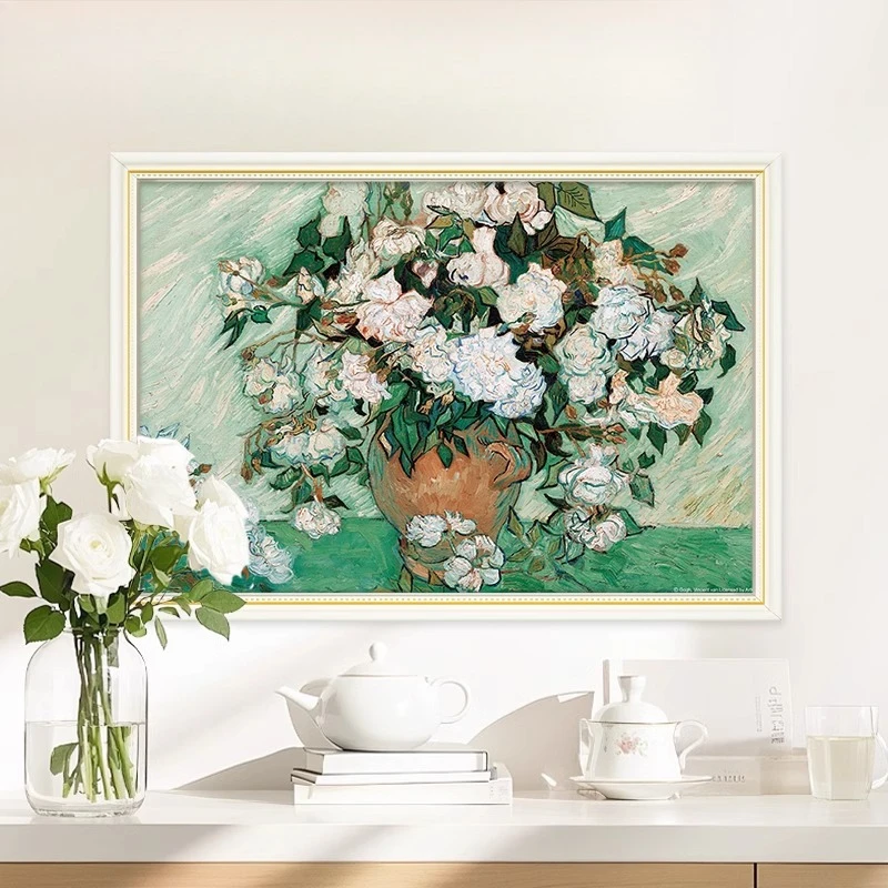 Puzzle White Rose Van Gogh Famous Painting Puzzle, Adult Edition Puzzle 1000 pieces 
Puzzle White Rose Van Gogh Famous Painting Puzzle, Adult Edition Puzzle 1000 pieces