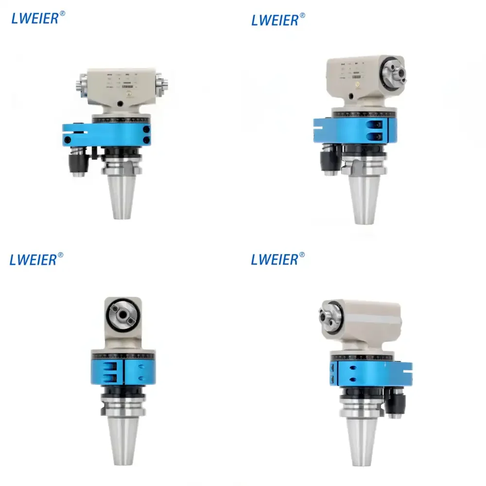 BT40 Lightweight Micro Transverse Milling Head HSK63A Side with Bidirectional Output Angle Head for Milling Machine
BT40 Lightweight Micro Transverse Milling Head HSK63A Side with Bidirectional Output Angle Head for Milling Machine