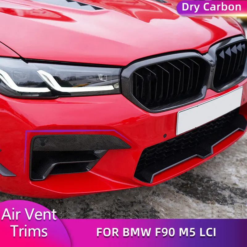 Передний бампер из сухого углерода, накладки на противотуманные фары для BMW F90 M5 LCI Sedan 4-дверный 2021-2023, гоночная передняя накладка на вентиляционное отверстие
Передний бампер из сухого углерода, накладки на противотуманные фары для BMW F90 M5 LCI Sedan 4-дверный 2021-2023, гоночная передняя накладка на вентиляционное отверстие