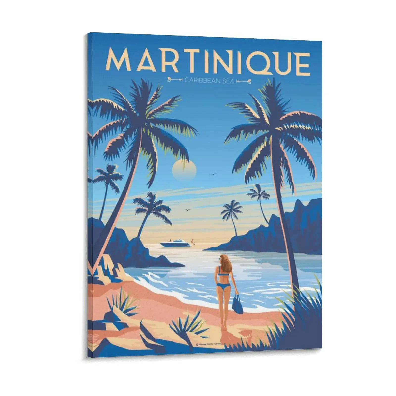 Martinique Travel Poster Canvas Painting Poster Club Bar Funny Party Living Room Customize Framed Wall Paintings
Martinique Travel Poster Canvas Painting Poster Club Bar Funny Party Living Room Customize Framed Wall Paintings