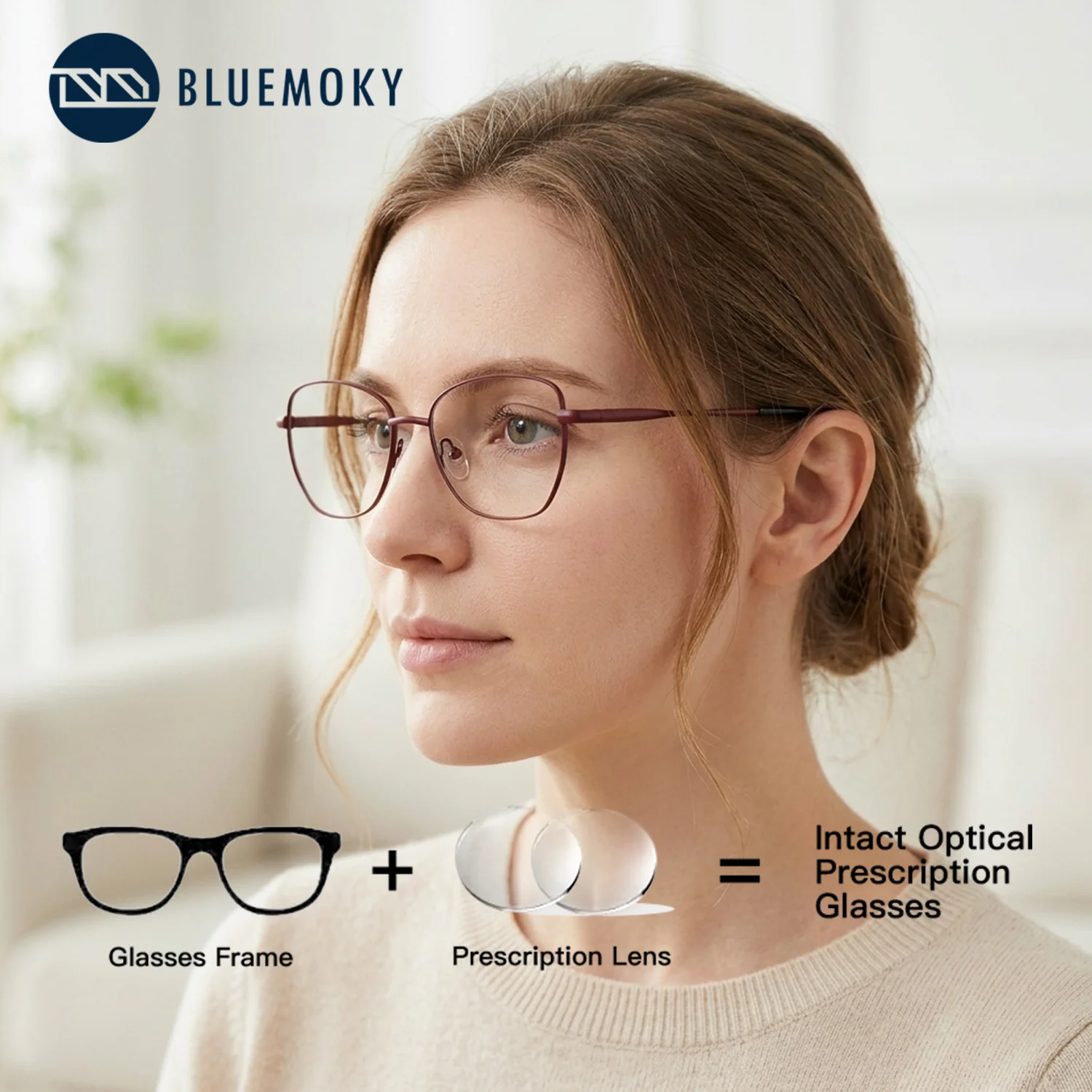 BLUEMOKY Metal Prescription Eyeglasses Photochromic Anti Blue Light Butterfly Presbyopic Glasses Woman
BLUEMOKY Metal Prescription Eyeglasses Photochromic Anti Blue Light Butterfly Presbyopic Glasses Woman