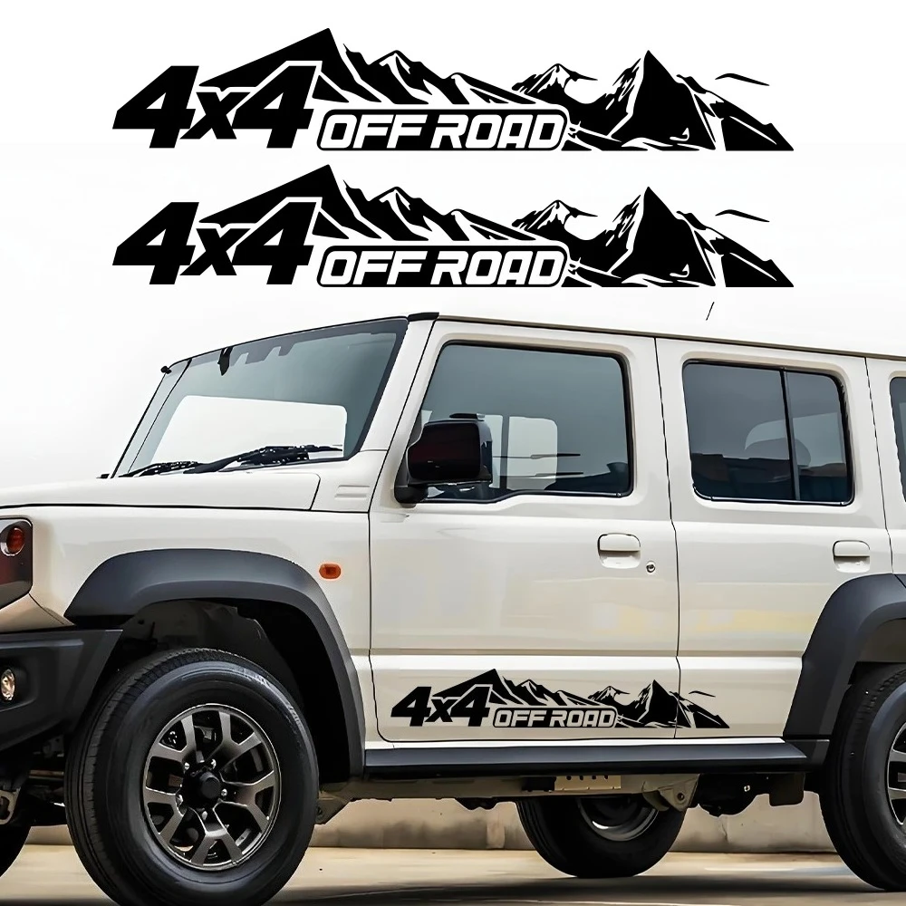 4x4 Off Road 2 Piece/Set Stickers For Car Body Vinyl Waterproof Material Stickers For Car Styling Decor Self-adhesive Decals
4x4 Off Road 2 Piece/Set Stickers For Car Body Vinyl Waterproof Material Stickers For Car Styling Decor Self-adhesive Decals