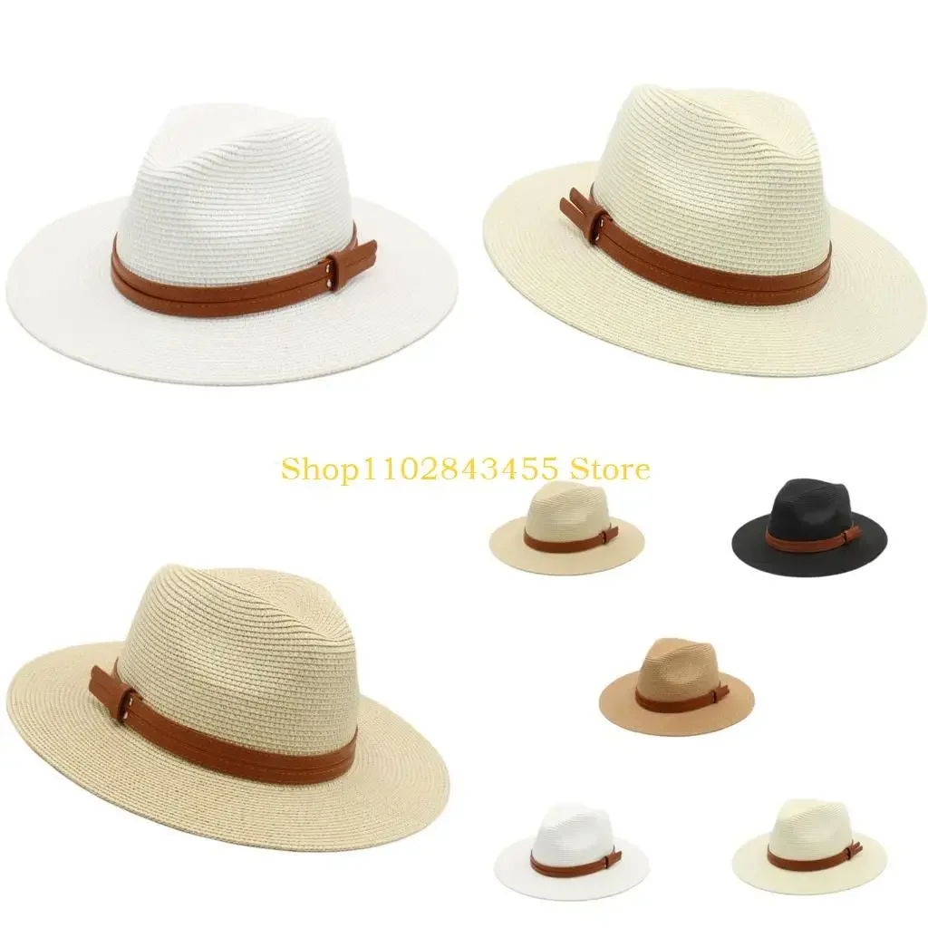 49MC Elegant Panama Hat Oversized Straw Hat Breathable Sun Hat with Woven Chain for Men, Women, and Children
49MC Elegant Panama Hat Oversized Straw Hat Breathable Sun Hat with Woven Chain for Men, Women, and Children