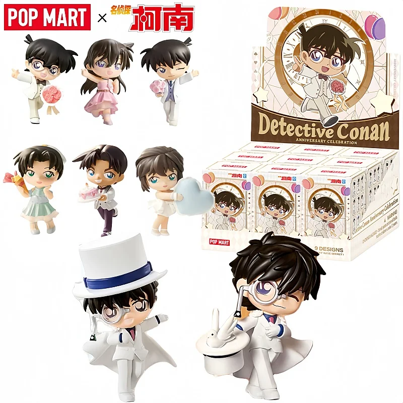 Новая оригинальная серия Popmart Detective Conan Anniversary Celebration, слепая коробка, милая фигурка, украшение для рабочего стола, модель в подарок
Новая оригинальная серия Popmart Detective Conan Anniversary Celebration, слепая коробка, милая фигурка, украшение для рабочего стола, модель в подарок