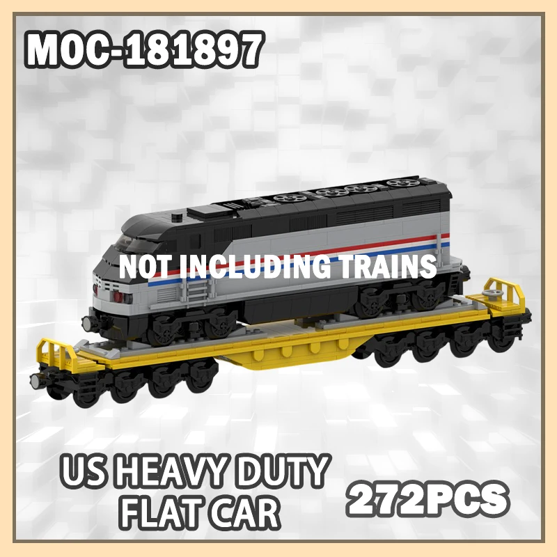 MOC- 181897 Строительный блок, модель кирпича, США, сверхмощный плоский автомобиль, транспорт частиц, выставка, игрушки, подарки, без поезда, содержит 272 шт.
MOC- 181897 Строительный блок, модель кирпича, США, сверхмощный плоский автомобиль, транспорт частиц, выставка, игрушки, подарки, без поезда, содержит 272 шт.