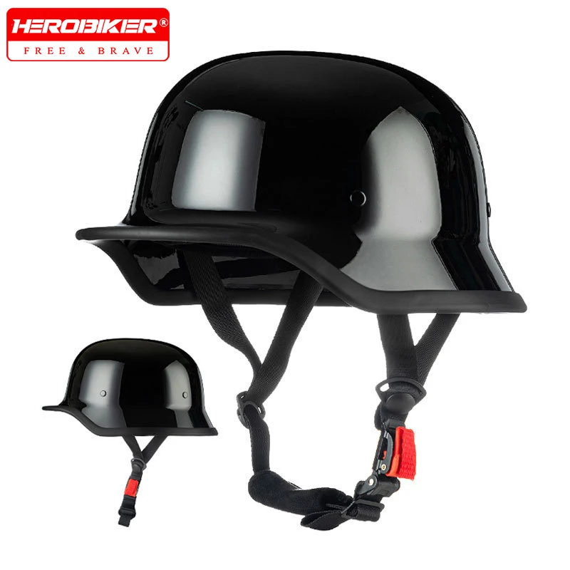 Retro Motorcycle Half Helmet Classic German Vintage Open Face Helmet Men Women DOT Certification Drop Resistant Casco Moto
Retro Motorcycle Half Helmet Classic German Vintage Open Face Helmet Men Women DOT Certification Drop Resistant Casco Moto