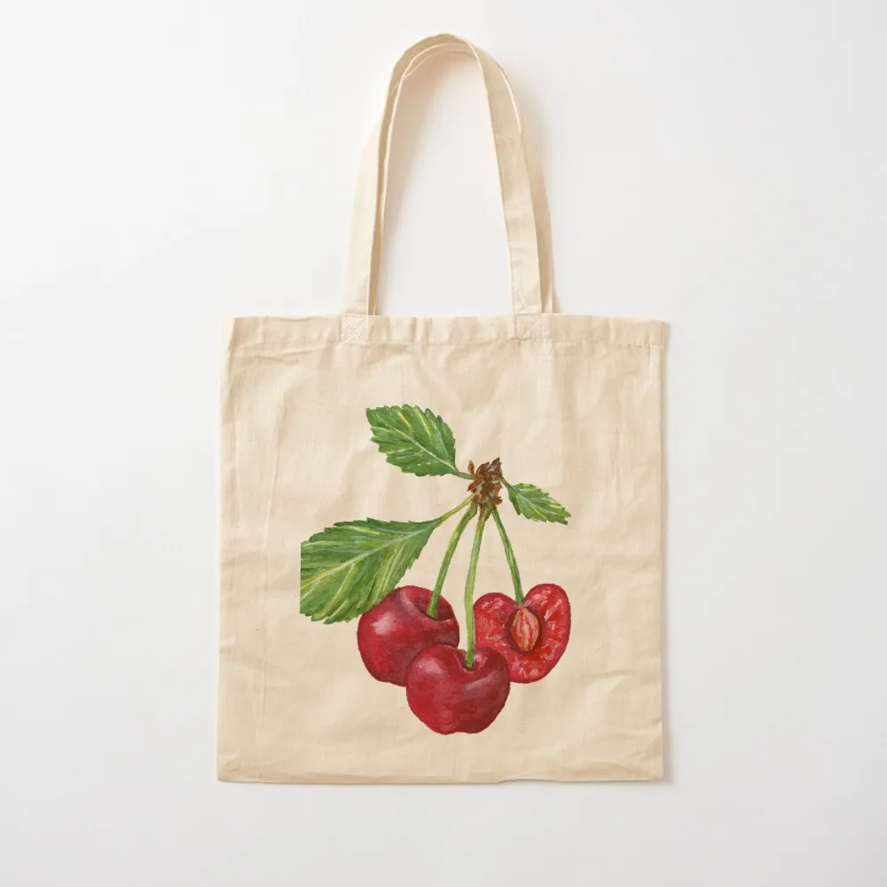 Watercolor Cherries Tote Bag shopping bags foldable hand bag Big bag supermarket folding
Watercolor Cherries Tote Bag shopping bags foldable hand bag Big bag supermarket folding