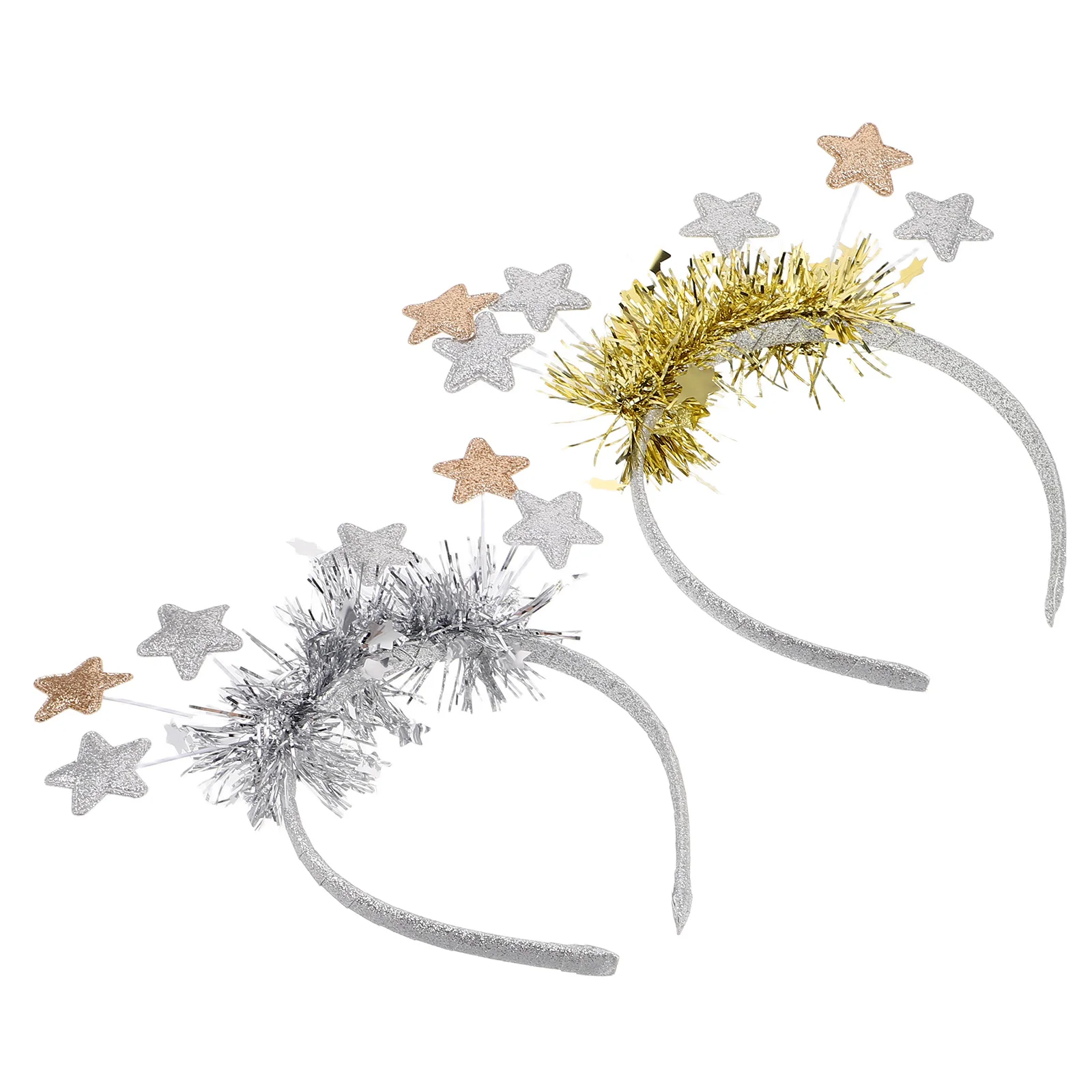 2Pcs Glitter Christmas Star Headbands Festive Holiday Hairbands New Year Party Accessories Girls Women Head Band
2Pcs Glitter Christmas Star Headbands Festive Holiday Hairbands New Year Party Accessories Girls Women Head Band