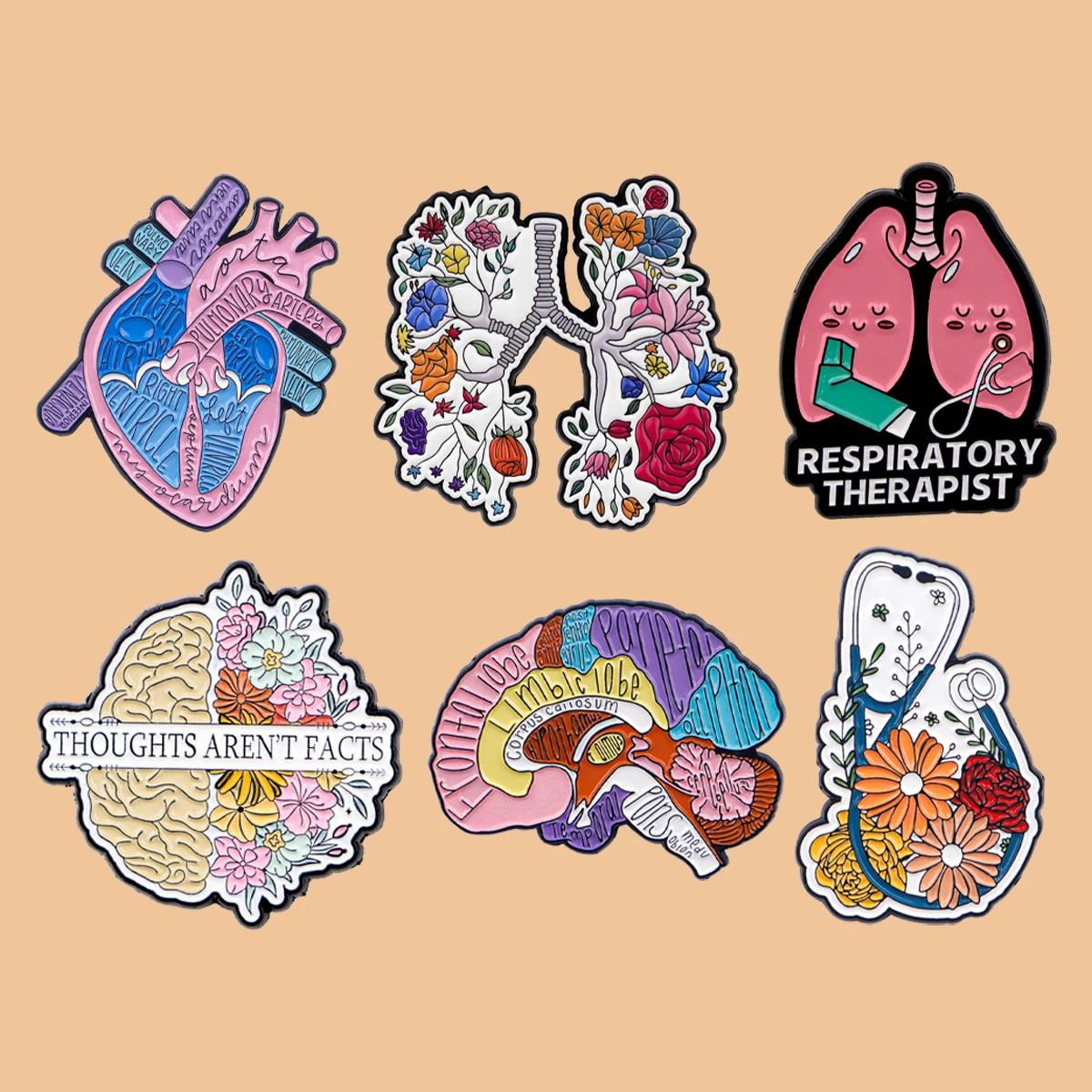 Human Organs Brain Enamel Pins Funny Quotes Brooches Lapel Pin Badge on Backpack Clothing Accessories Fashion Jewelry Kids Gifts
Human Organs Brain Enamel Pins Funny Quotes Brooches Lapel Pin Badge on Backpack Clothing Accessories Fashion Jewelry Kids Gifts