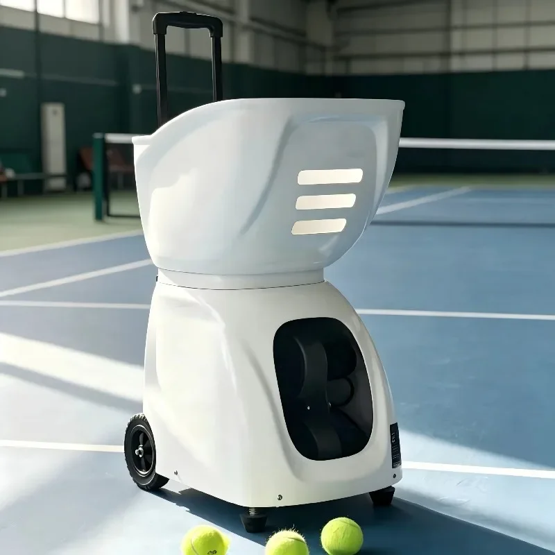 Portable Automatic Tennis Ball Serving Machine Training Equipment with PP Material for Indoor/Outdoor Use
