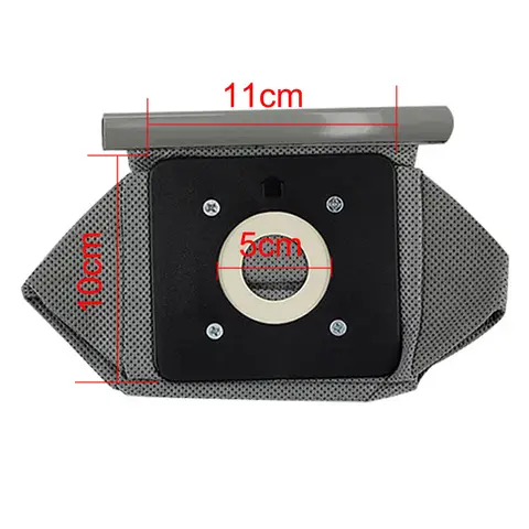 Bolsa de polvo de 11x10 cm para aspiradora Philips FC8334 FC8336 FC8338, Electrolux Z1450 Z1460 Z1470, LG V-3700Y V-3710Y V982SER
