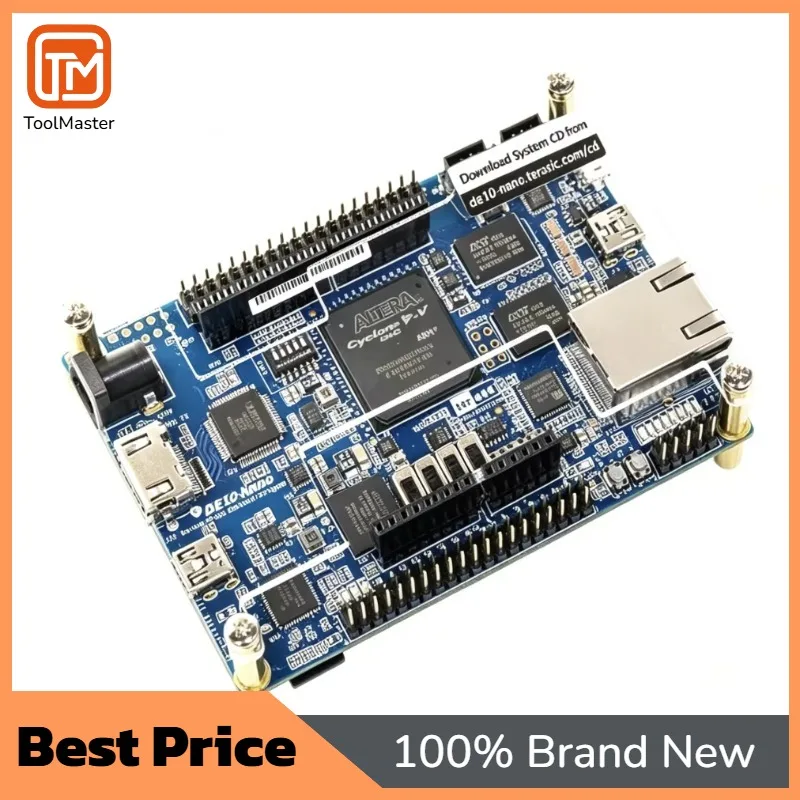 【Hot Sale】OEM Chipboard Terasic DE10-Nano Development Education Board Cyclone V SE 5CSEBA6U23I7 Device Two 40-pin Expansio
【Hot Sale】OEM Chipboard Terasic DE10-Nano Development Education Board Cyclone V SE 5CSEBA6U23I7 Device Two 40-pin Expansio