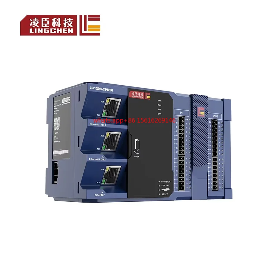 Original New PLC1208-CPU20TN 8 Axis EtherCAT EtherNet IO Module Programmable Logic Controller PLC
Original New PLC1208-CPU20TN 8 Axis EtherCAT EtherNet IO Module Programmable Logic Controller PLC