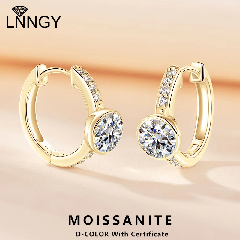 Lnngy Brinco Prata серьги-кольца из стерлингового серебра 925 пробы, сверкающие серьги с муассанитом 6,5 мм для женщин, классические круглые украшения для ушей
Lnngy Brinco Prata серьги-кольца из стерлингового серебра 925 пробы, сверкающие серьги с муассанитом 6,5 мм для женщин, классические круглые украшения для ушей