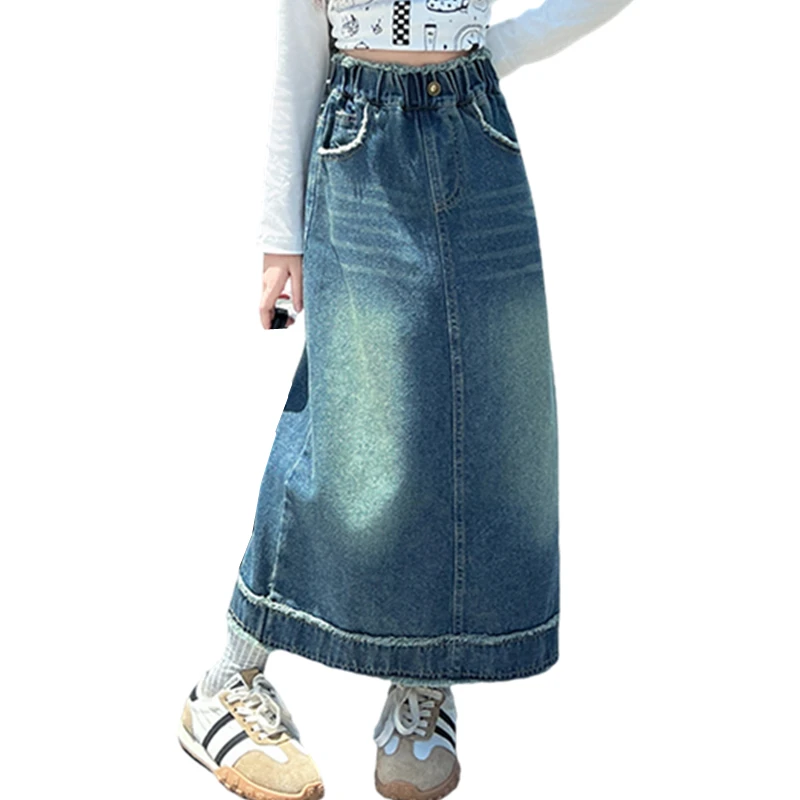 New Fashion Baby Long Denim Skirt for Girls Korean Style 2024 Autumn Clothes Children Clothing Fashion Denim Skirt For Teenagers
New Fashion Baby Long Denim Skirt for Girls Korean Style 2024 Autumn Clothes Children Clothing Fashion Denim Skirt For Teenagers