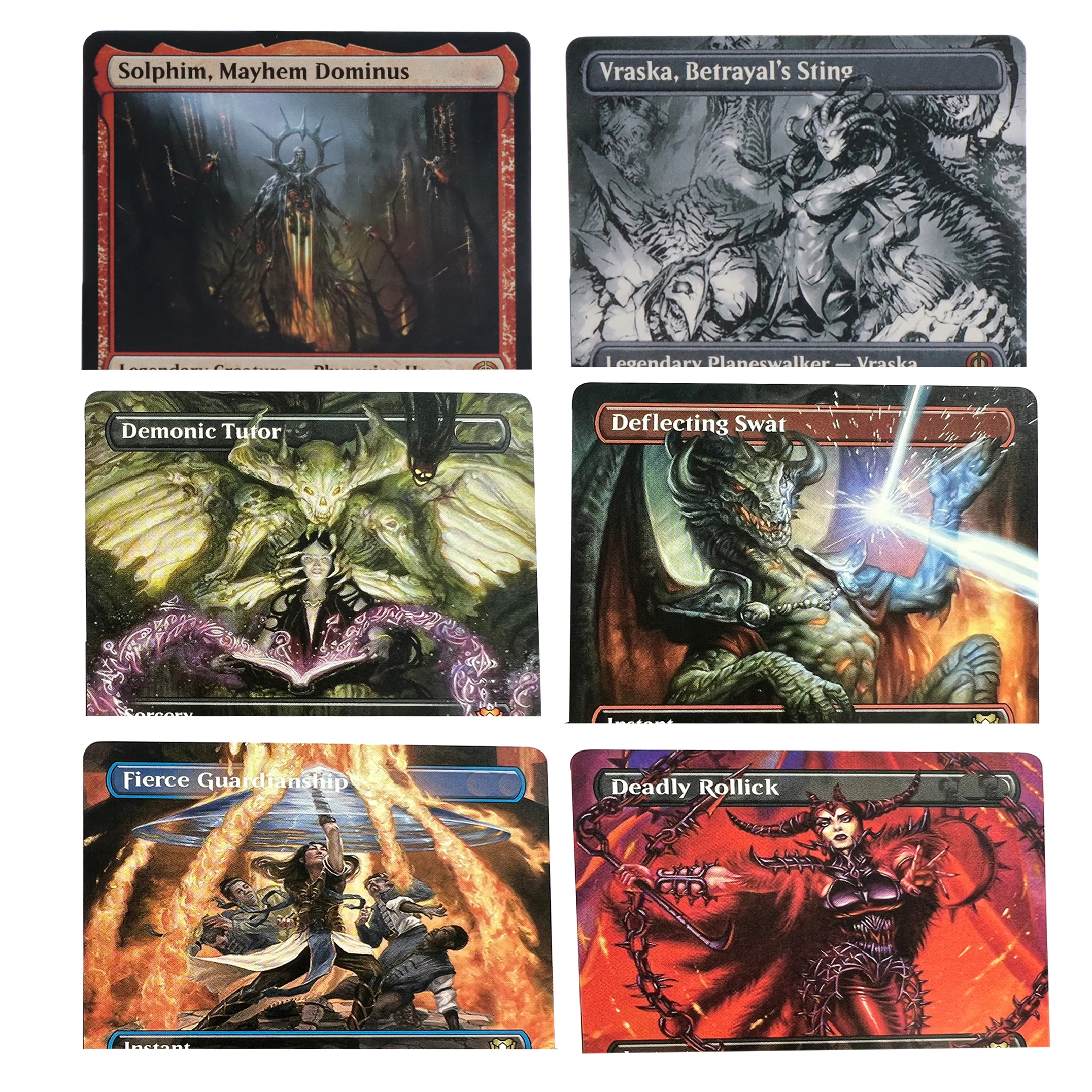 Solphim, Mayhem Dominus ONE Teleportation Circle AFR Vraska, Betrayal's Sting Borderless Fire Covenant SLD TCG Cards Board Game
Solphim, Mayhem Dominus ONE Teleportation Circle AFR Vraska, Betrayal's Sting Borderless Fire Covenant SLD TCG Cards Board Game