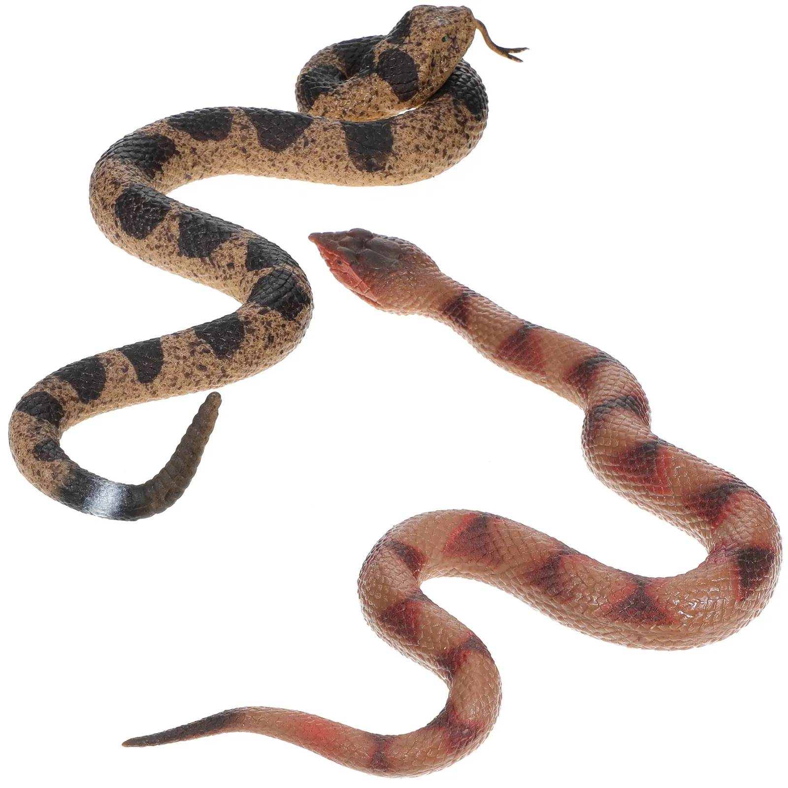 2Pcs Realistic Rubber Snake Soft Lifelike Rattlesnake Simulation Snake Prank Props Halloween Garden Snakes Toys
2Pcs Realistic Rubber Snake Soft Lifelike Rattlesnake Simulation Snake Prank Props Halloween Garden Snakes Toys