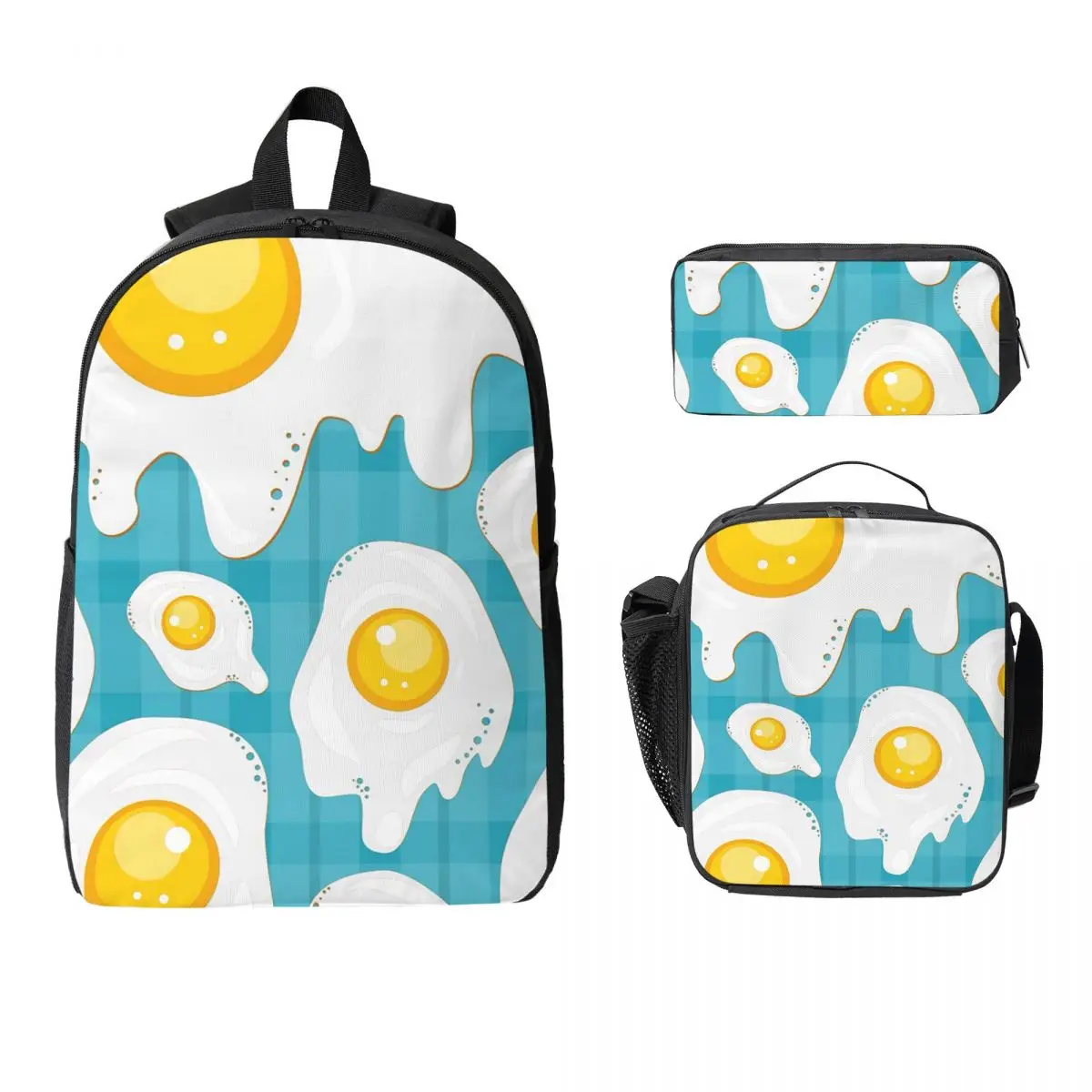 Kawaii Fried Egg Backpack Student BookBag School Bag Laptop Shoulder Bags 3ps Insulated Lunch Bag Pencil Case
Kawaii Fried Egg Backpack Student BookBag School Bag Laptop Shoulder Bags 3ps Insulated Lunch Bag Pencil Case