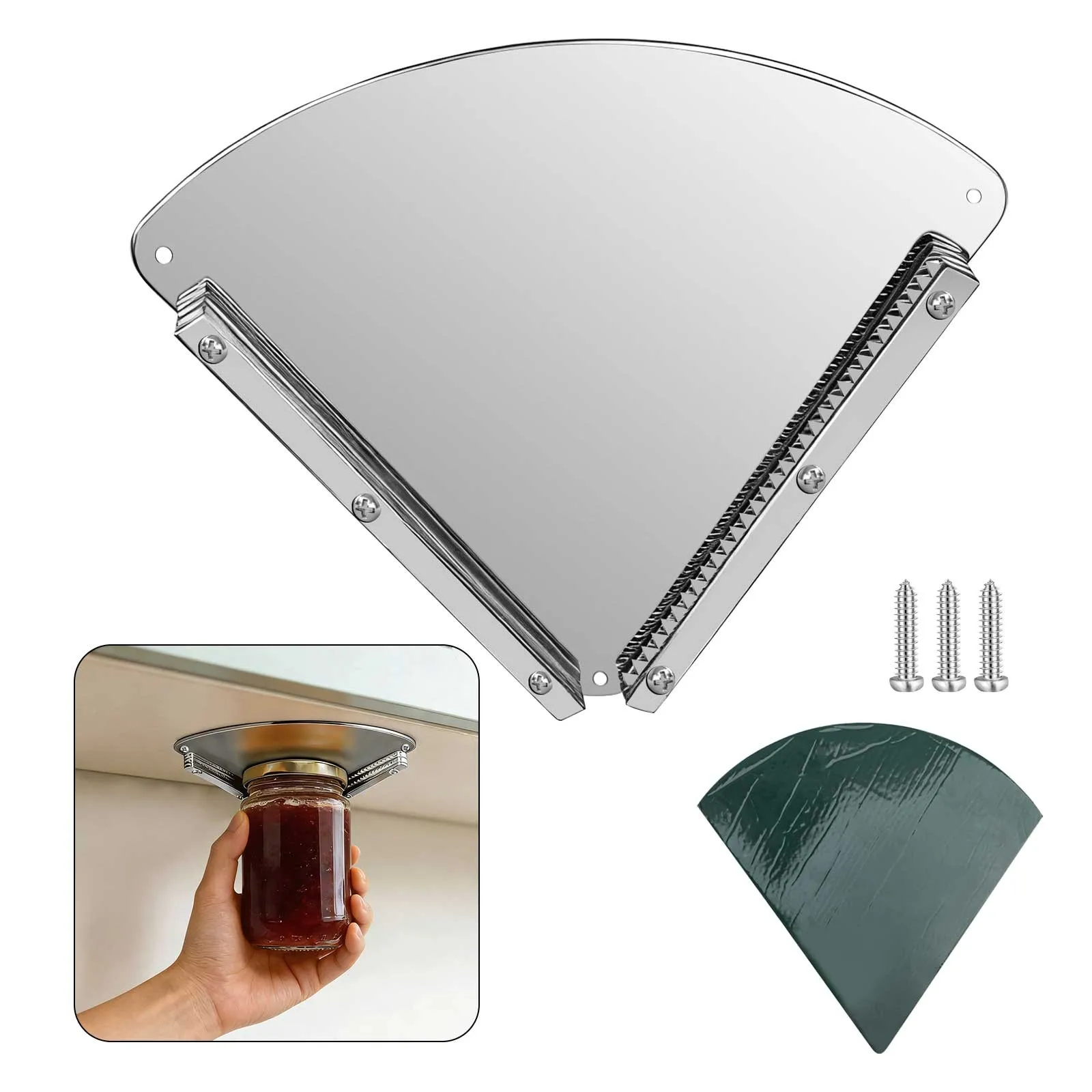 Under Cabinet Jar Opener Stainless Steel Lid Opener for Weak Hands Seniors Tools
Under Cabinet Jar Opener Stainless Steel Lid Opener for Weak Hands Seniors Tools
