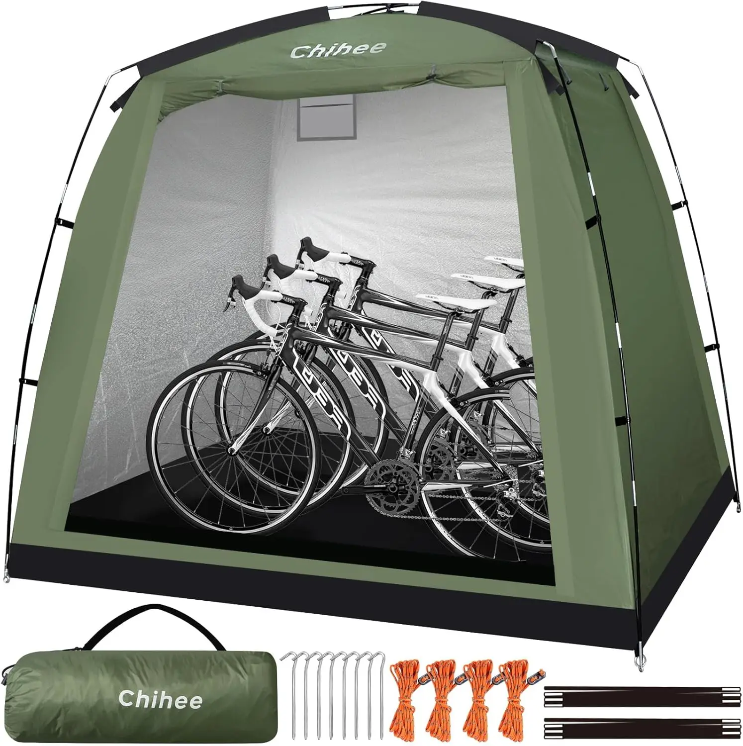 Portable Waterproof Bike Storage Shed for 2-3 Bikes, Outdoor Gear, All Seasons Easy Setup
Portable Waterproof Bike Storage Shed for 2-3 Bikes, Outdoor Gear, All Seasons Easy Setup