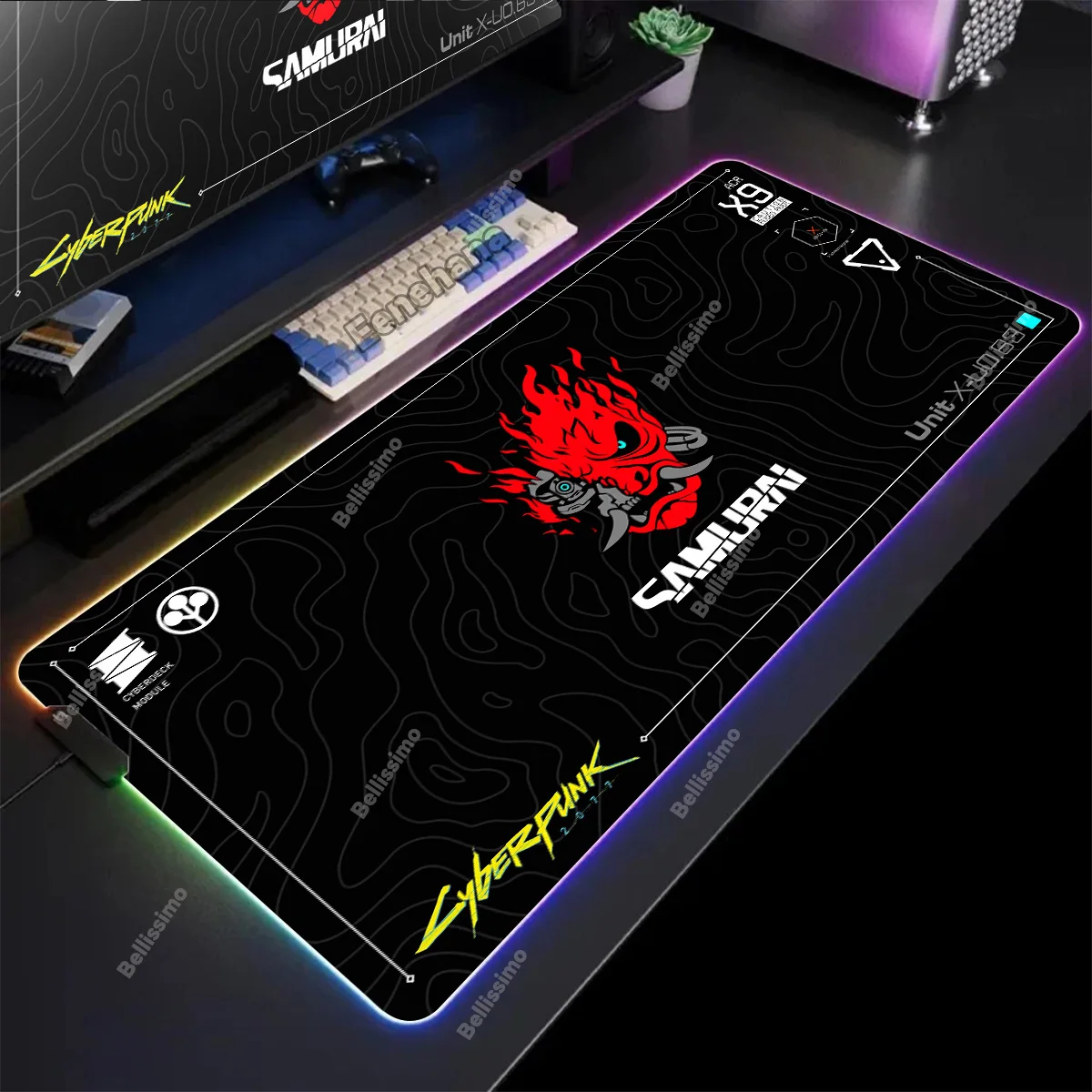 RGB игровой киберукс коврик для мыши XXL компьютерный геймер большой светодиодный коврик для мыши голова призрака украшение рабочего стола WOW настольный коврик с подсветкой
RGB игровой киберукс коврик для мыши XXL компьютерный геймер большой светодиодный коврик для мыши голова призрака украшение рабочего стола WOW настольный коврик с подсветкой