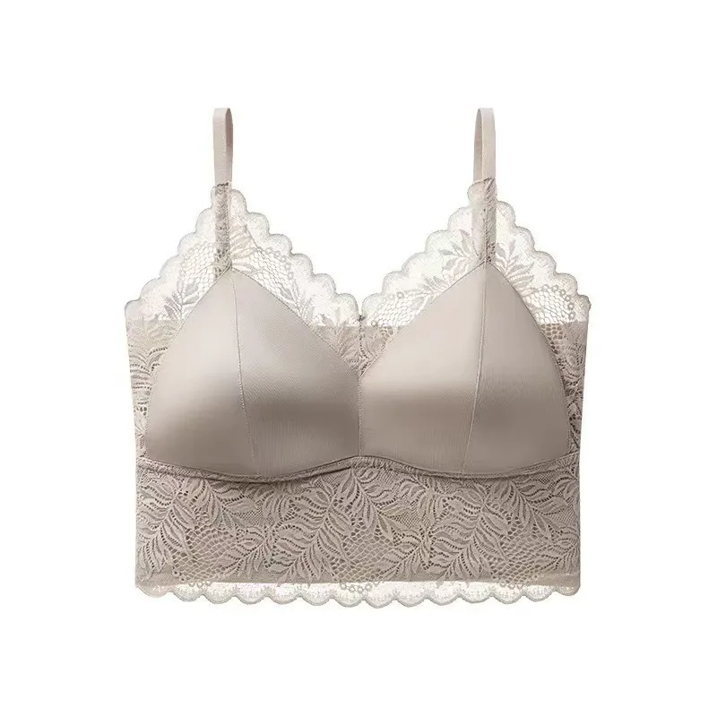 Lace Satin V Neck Push Up Bralette Cami No Bra Needed Wireless Backless Bra Women Daily Wear Invisible Inner
Lace Satin V Neck Push Up Bralette Cami No Bra Needed Wireless Backless Bra Women Daily Wear Invisible Inner