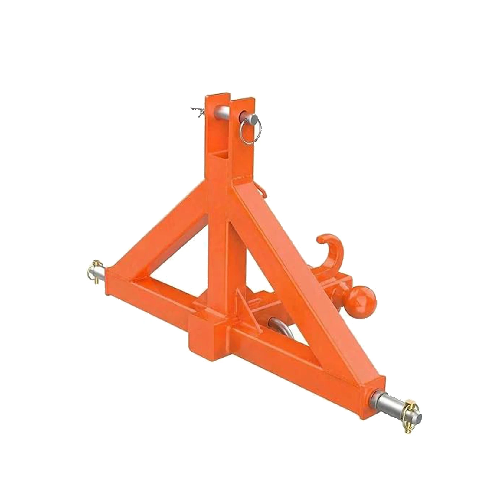 3 Point Hitch Receiver for Category 1 Tractor, 2" Trailer Hitch with Towing Ball & Hook,Quick Hitch Attachment for Tractors
3 Point Hitch Receiver for Category 1 Tractor, 2" Trailer Hitch with Towing Ball & Hook,Quick Hitch Attachment for Tractors