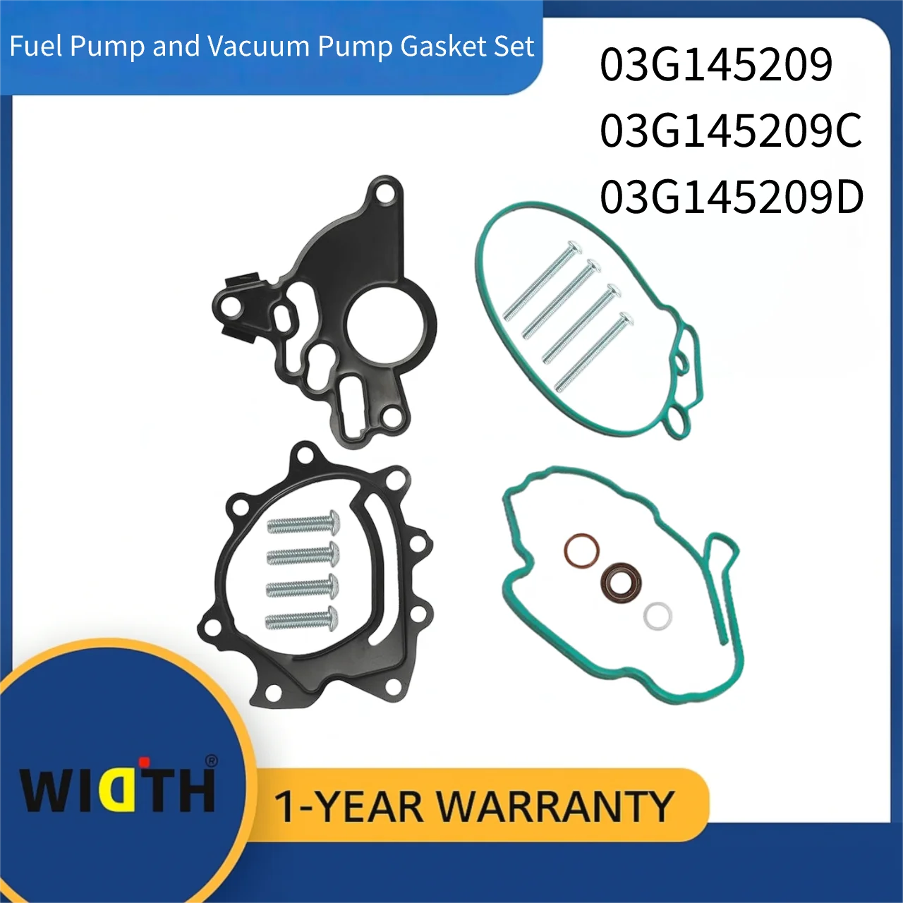 03G145209 03G145209C 03G145209D Fuel Pump and Vacuum Pump Gasket Set for Volkswagen Golf Audi A3 A6 2004-2007 | OE Replacement
03G145209 03G145209C 03G145209D Fuel Pump and Vacuum Pump Gasket Set for Volkswagen Golf Audi A3 A6 2004-2007 | OE Replacement