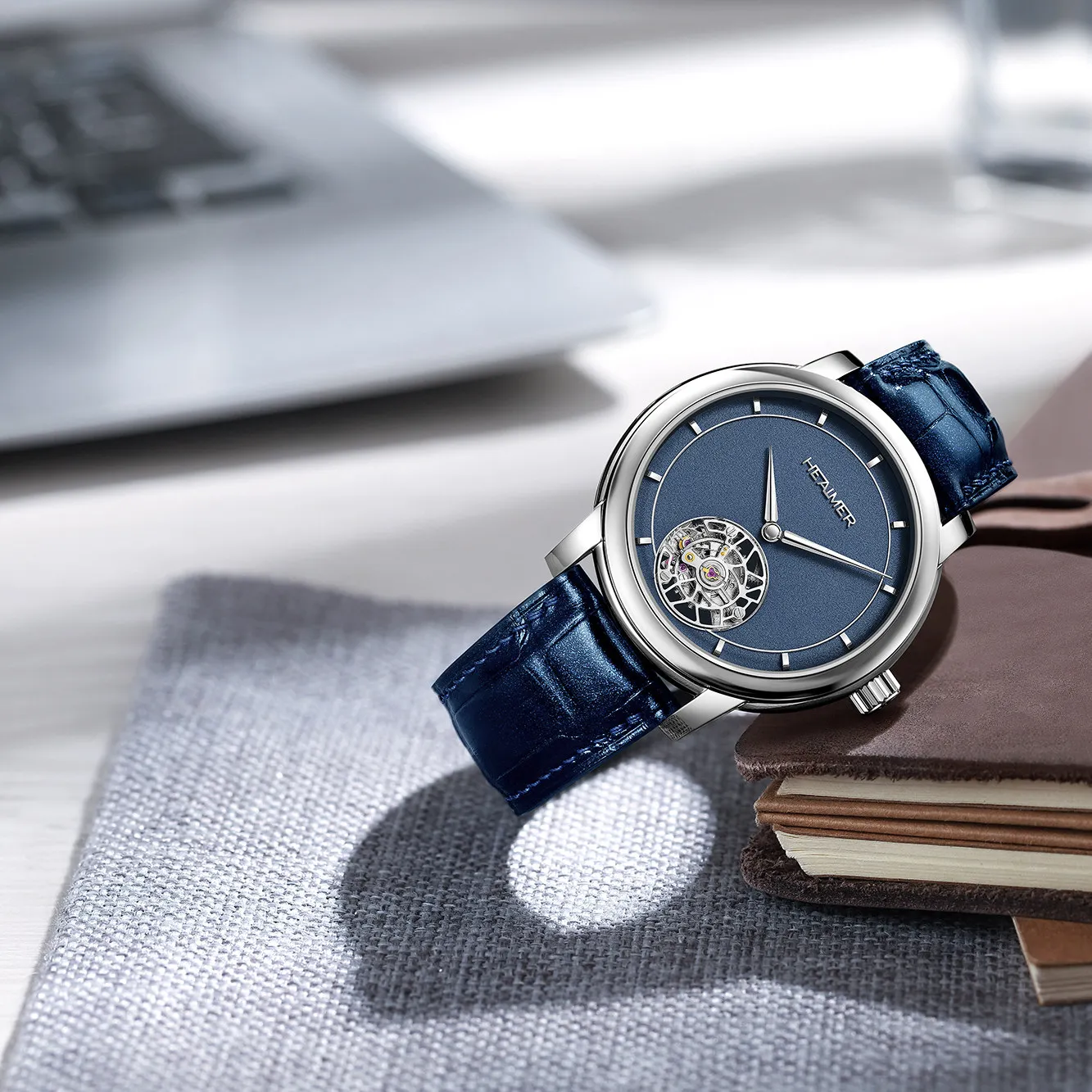 HEAIMER TIME Tourbillon Men's Mechanical Watch Business Leisure Light Luxury Limited Edition Men's Watch
HEAIMER TIME Tourbillon Men's Mechanical Watch Business Leisure Light Luxury Limited Edition Men's Watch