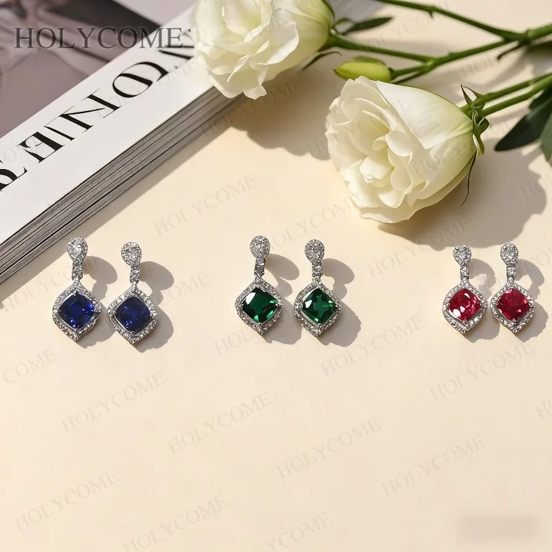 Изысканные серьги- подушки на заказ, лабораторный рубиновый сапфир Columbia, стерлинговое серебро 925 пробы, сверкающие для свадьбы, рождественские украшения, подарки
Изысканные серьги- подушки на заказ, лабораторный рубиновый сапфир Columbia, стерлинговое серебро 925 пробы, сверкающие для свадьбы, рождественские украшения, подарки