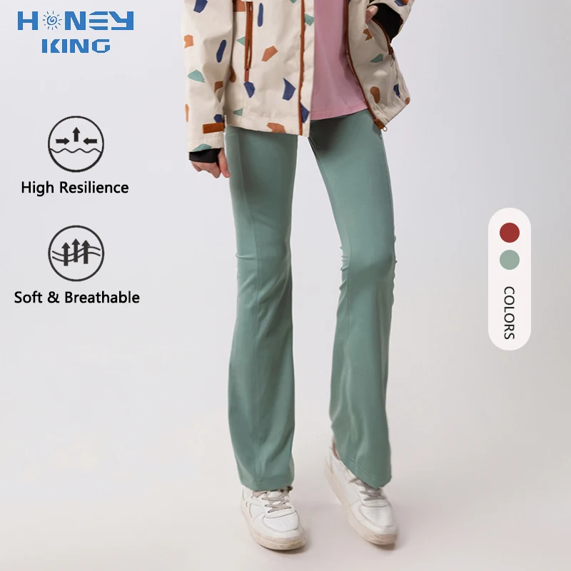 Kids Girls Fashion Flared Pants Casual Fitness Yoga Trousers Solid Color Flares Workout Children High Waist Bell-Bottomed
Kids Girls Fashion Flared Pants Casual Fitness Yoga Trousers Solid Color Flares Workout Children High Waist Bell-Bottomed