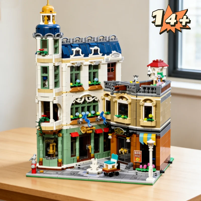 2026 New Fit City Architecture Modular European Shopping Street Building Blocks Brick Model Toy For Kids Christmas Birthday Gift
2026 New Fit City Architecture Modular European Shopping Street Building Blocks Brick Model Toy For Kids Christmas Birthday Gift