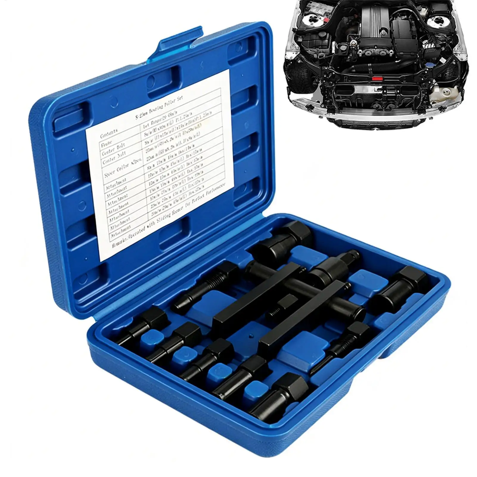 Motorcycle Bearing Puller Set Heavy Duty Precise Fit Non-Slip Handle Motorcycle Wheel Bearing Puller Tool Kit for Enthusiasts
Motorcycle Bearing Puller Set Heavy Duty Precise Fit Non-Slip Handle Motorcycle Wheel Bearing Puller Tool Kit for Enthusiasts