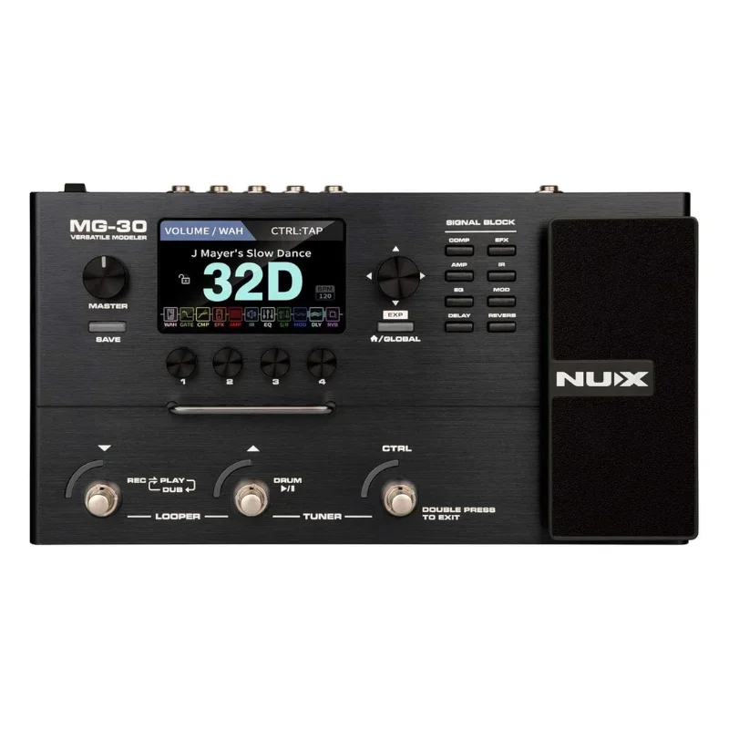 Мультиэффектный процессор для моделирования уровня NUX MG-30 Pro, модели HD Amp, усилитель эффектов для электрогитары
Мультиэффектный процессор для моделирования уровня NUX MG-30 Pro, модели HD Amp, усилитель эффектов для электрогитары