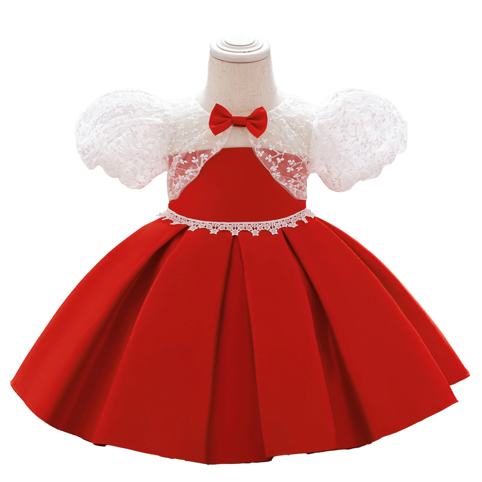 Elegant Red Baptism 3-24 Month Princess Dress For Baby Girl Clothes Puff Sleeve Birthday Dress Girls Dresses Lace Party Gown
Elegant Red Baptism 3-24 Month Princess Dress For Baby Girl Clothes Puff Sleeve Birthday Dress Girls Dresses Lace Party Gown
