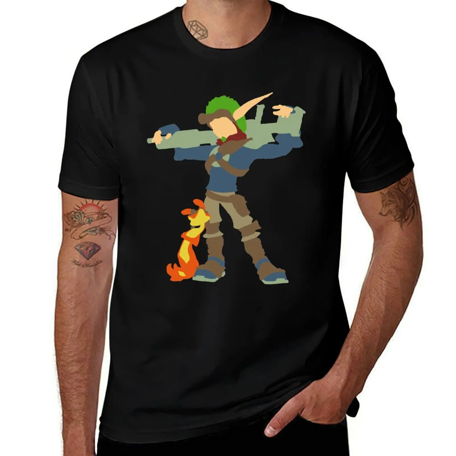 Jak and Daxter Minimalistt T-Shirt Plus Size Loose Fit T-Shirt
Jak and Daxter Minimalistt T-Shirt Plus Size Loose Fit T-Shirt